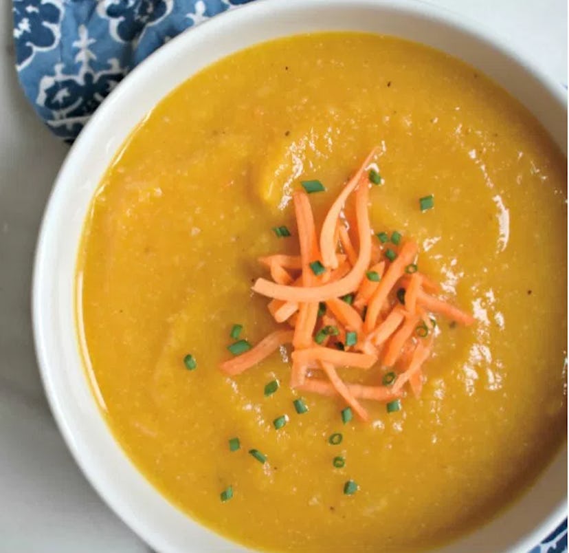 baby food to make in instant pot: butternut squash cauliflower soup