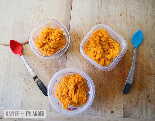 baby food to make in instant pot: sweet potatoes