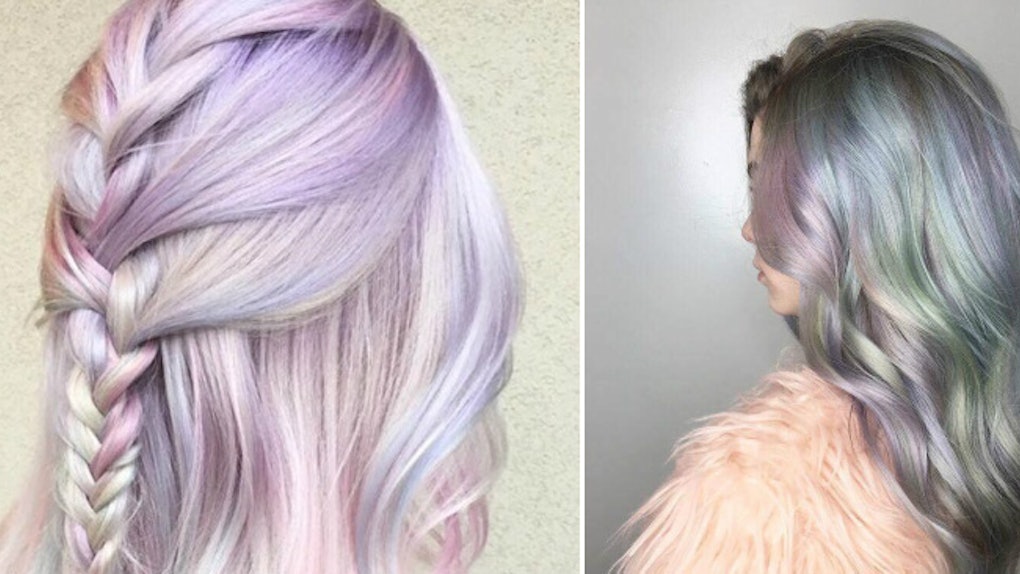 Photos Of Opal Hair Color Will Have You Dying For Rainbow Locks