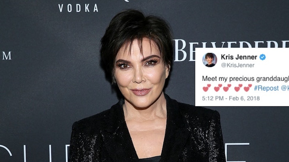 Kris Jenners Reaction To Kylies Baby Name Announcement Is As Sweet