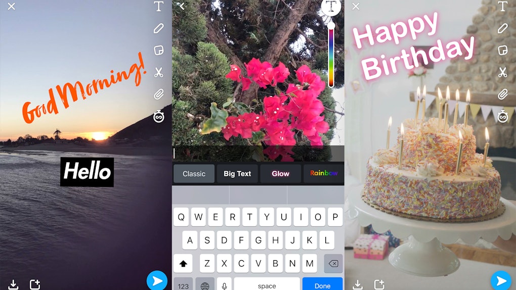 Snapchat's New Caption Styles Will Make Typing On Your Snaps So Much Fun