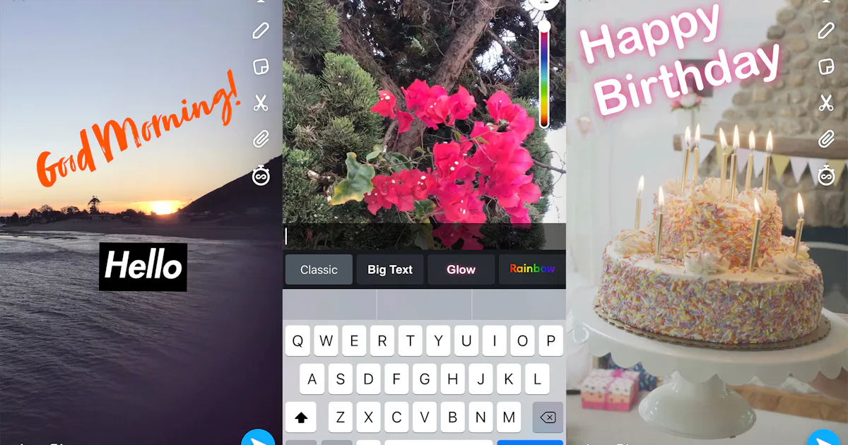 What Are The New Snapchat Font & Caption Styles? There Are Tons Of New ...