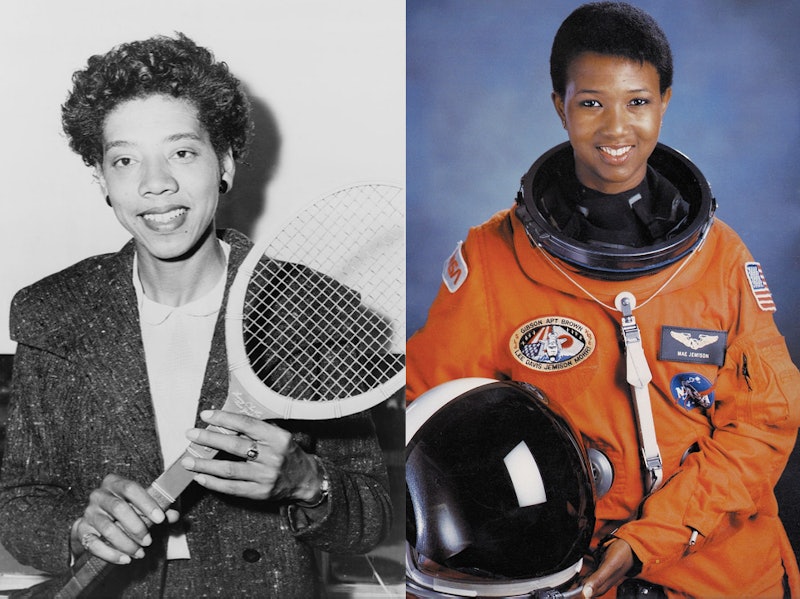Images of Althea Gibson and Mae Jemison, two Black women from history whose stories are rarely taugh...