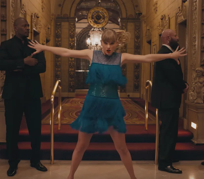 Where To Buy Taylor Swift's "Delicate" Blue Tassel Dress That's Causing A Fashion Frenzy Where To Buy Taylor Swift's "Delicate" Blue Tassel Dress That's Causing A Fashion Frenzy