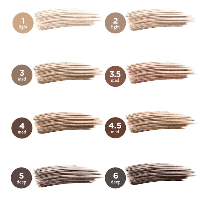 Brow Color Chart