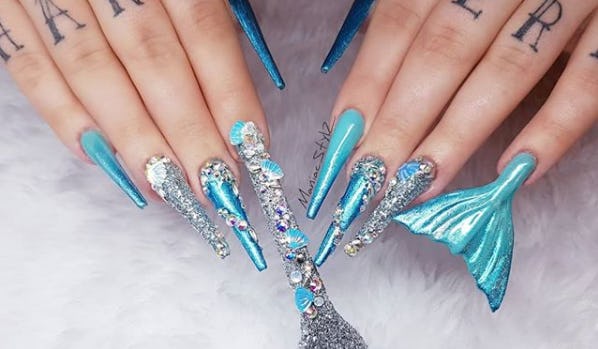 23 Mermaid Inspired Nails That Belong On The Beach  StayGlam