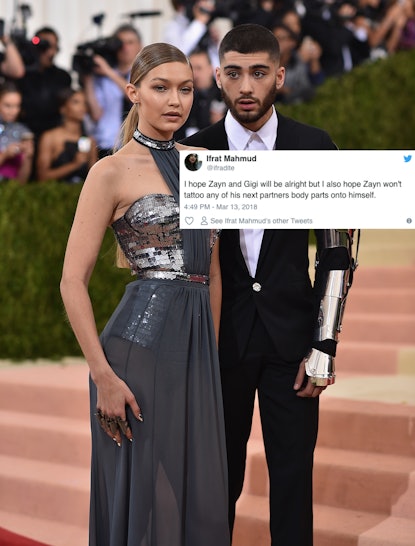 Zayn's Tattoo Of Eyes Is The Talk Of Twitter After His Split From Gigi ...