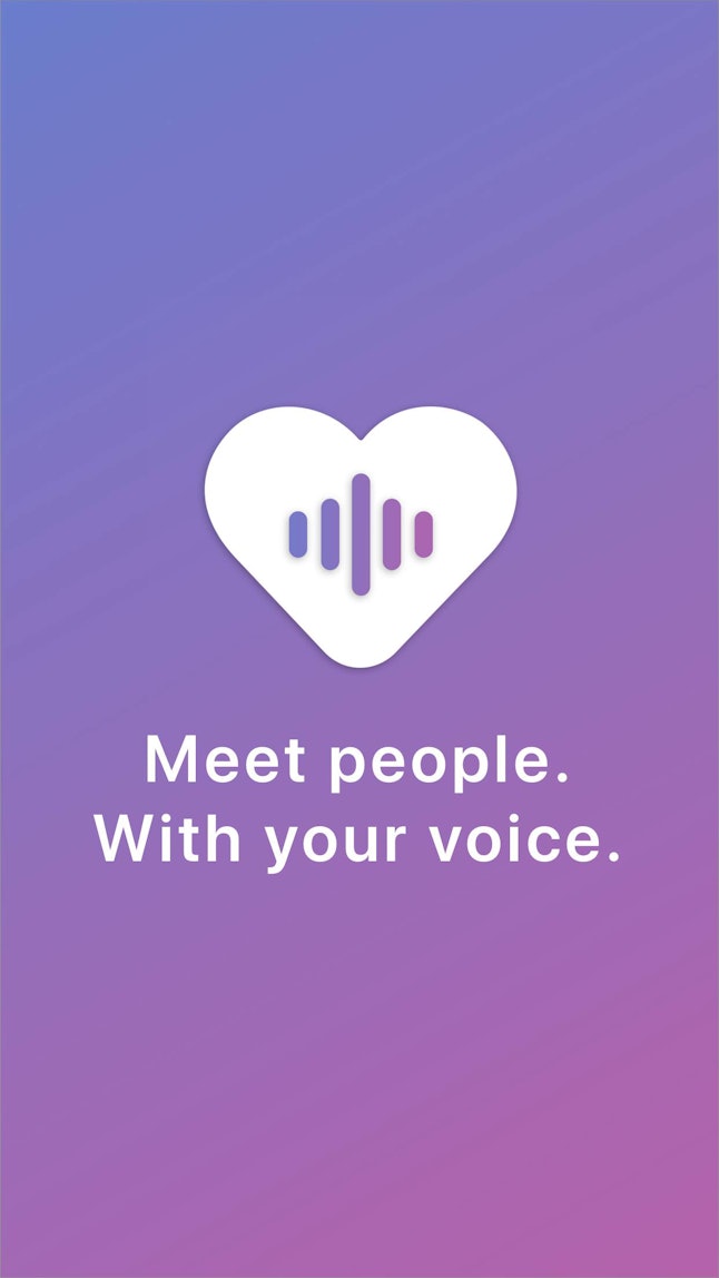 voiceover dating app