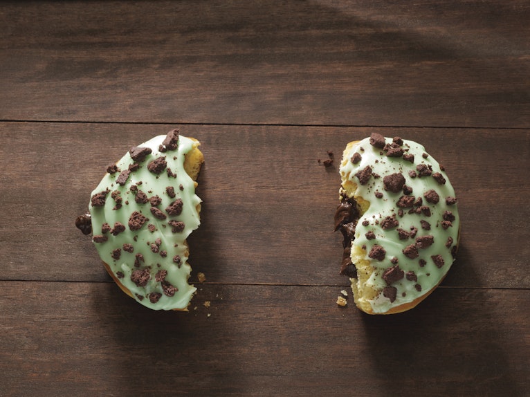 Dunkin' Donuts' St. Patrick's Day Mint Brownie Donut Sounds Seriously