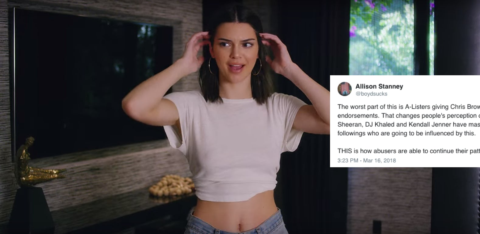 Kendall Jenner & Ed Sheeran Are Facing Backlash After Being In Chris(02)