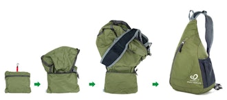 WATERFLY, Packable Shoulder Backpack Sling Chest