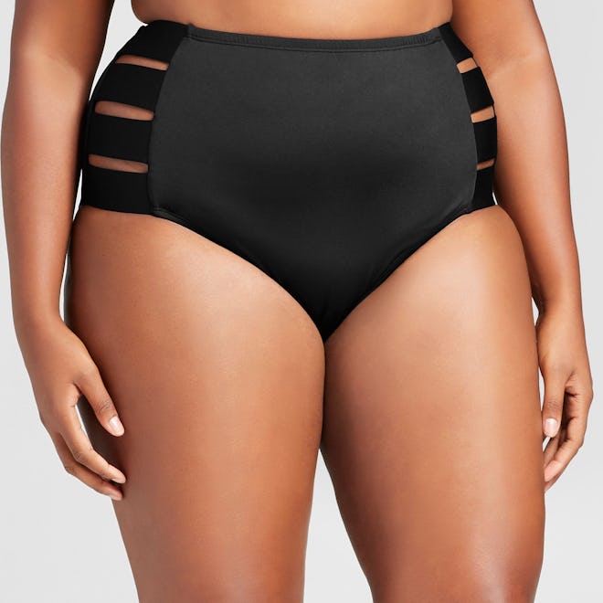 Strappy High Waist Bikini Swim Bottom 