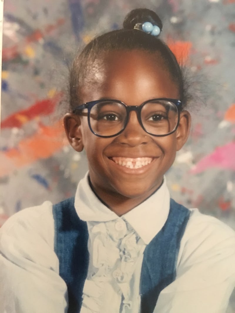 A young Zahida Sherman back in kindergarden