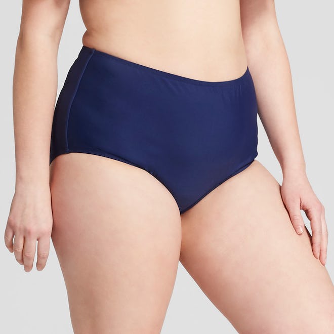 High Waisted Swim Bikini Bottoms