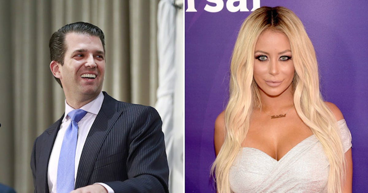Aubrey donald trump jr relationship oday superbhub Donald Trump Jr Had An Affair With Aubrey O'Day, Report Says