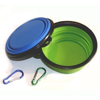 Comsun 2-Pack Collapsable Dog Bowl
