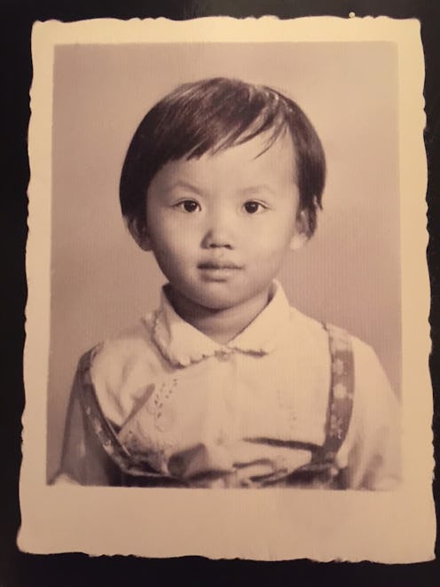 Quynh Mai as a toddler