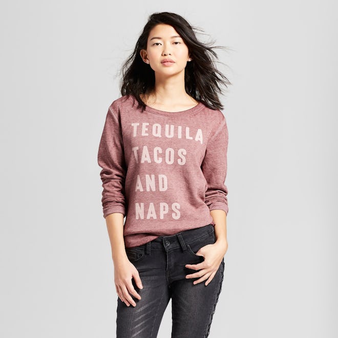 Women's Tequila Tacos, and Naps Graphic Sweatshirt