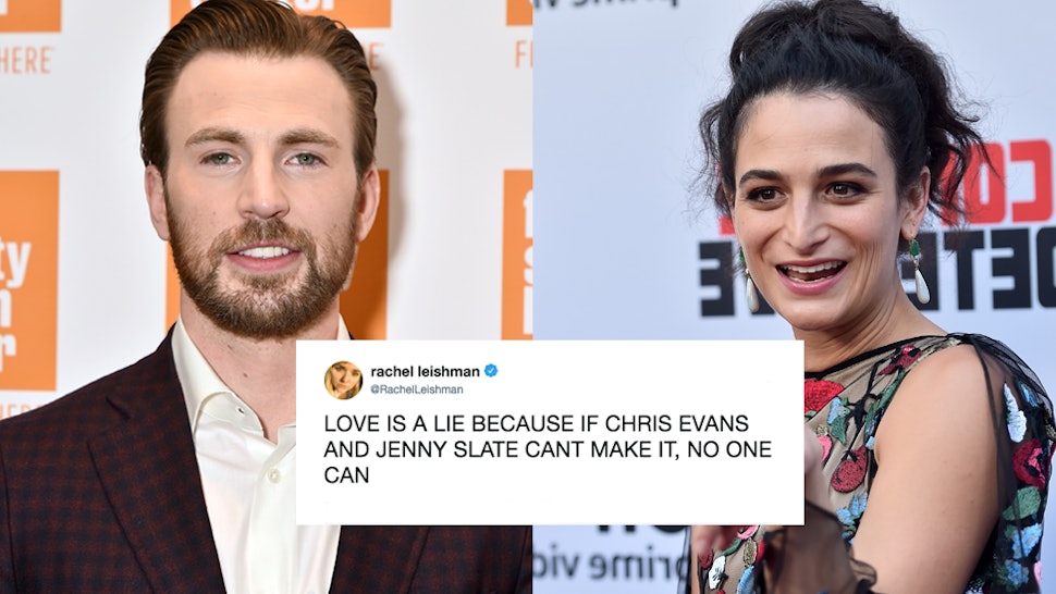 Image result for jenny slate and chris evans