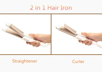 RIWA Travel Hair Straightener and Hair Curler 