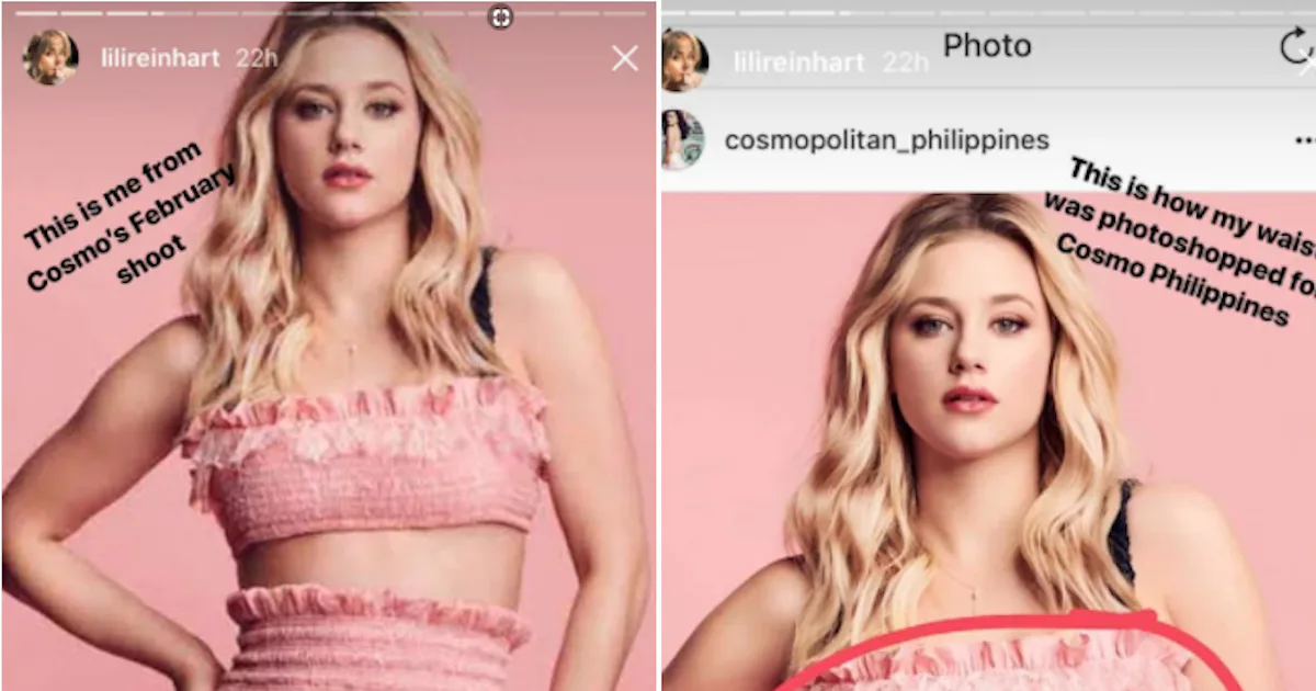 Lili Reinhart Responds To Photoshopped Photos I Was In Shock Exclusive