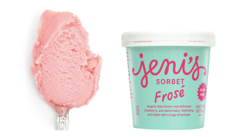Jeni's Frose Sorbet Is Made With Actual Rose Wine & Is The Perfect ...