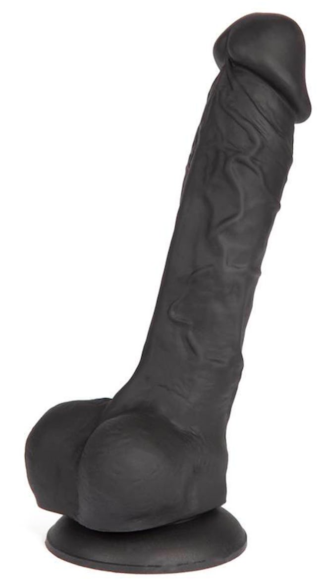 Lifelike Lover Luxe Realistic Silicone Dildo 8 Inch Black