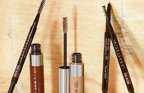 Super popular brow pencils from ulta lined up next to each other