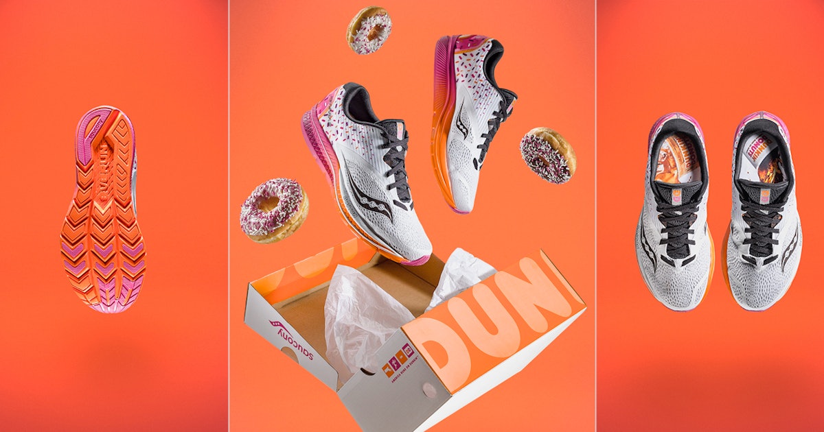 How Much Do Dunkin Donuts Saucony Sneakers Cost? More Than A Powdered Donut