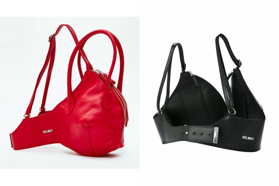 Fashion: Helmut Lang has that bra-shaped handbag you wanted