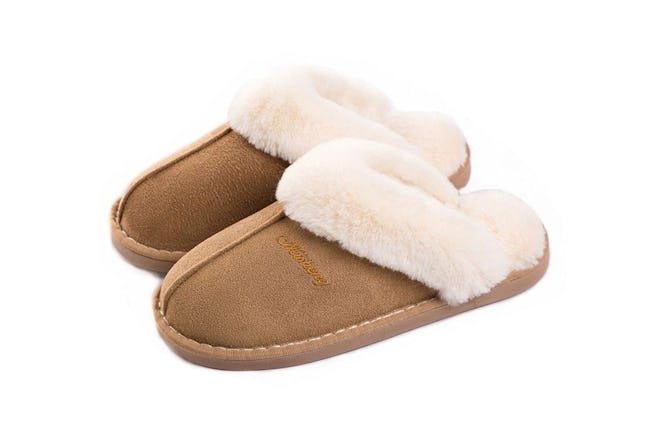 SOSUSHOE Fluffy Fur Slip On Slippers