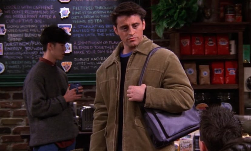 Joey's friends made fun of him for wearing a handbag on 'Friends'