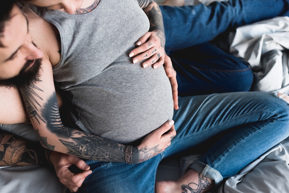 Татуированные беременные фотосессии