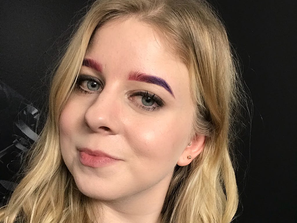 I Tried Kat Von D S Color Eyebrow Collection I Am A Changed Woman