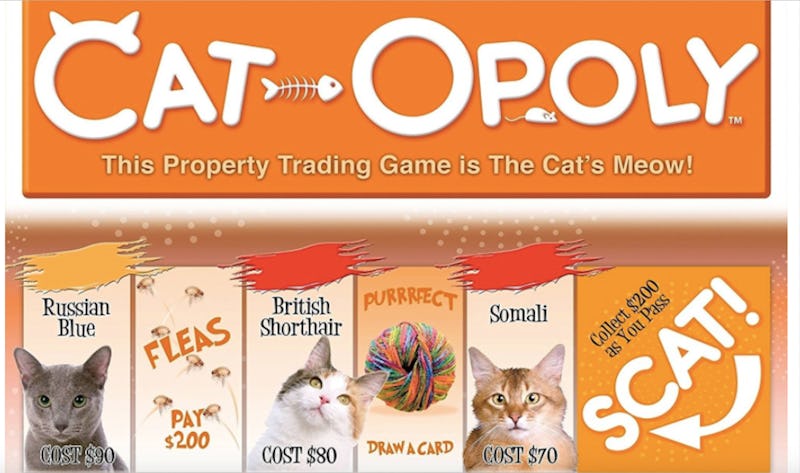 cat opoly a cat themed monopoly game