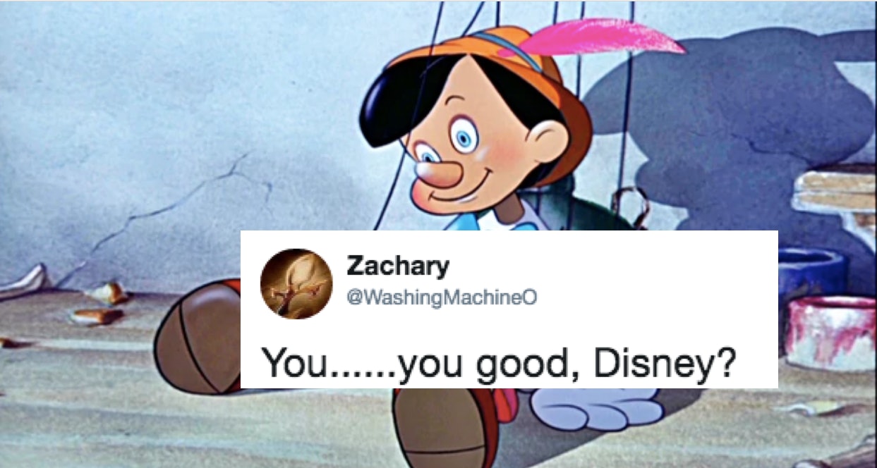 Disney Tweeted A Pinocchio Meme About Being Dead Inside The