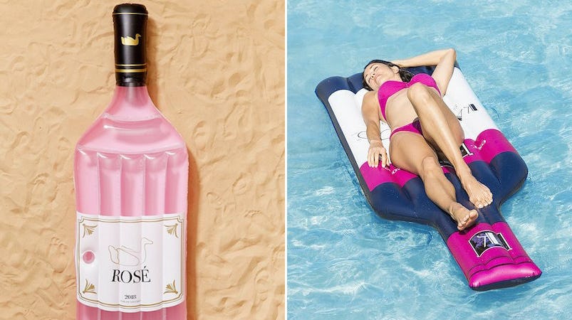 Rose wine best sale pool float