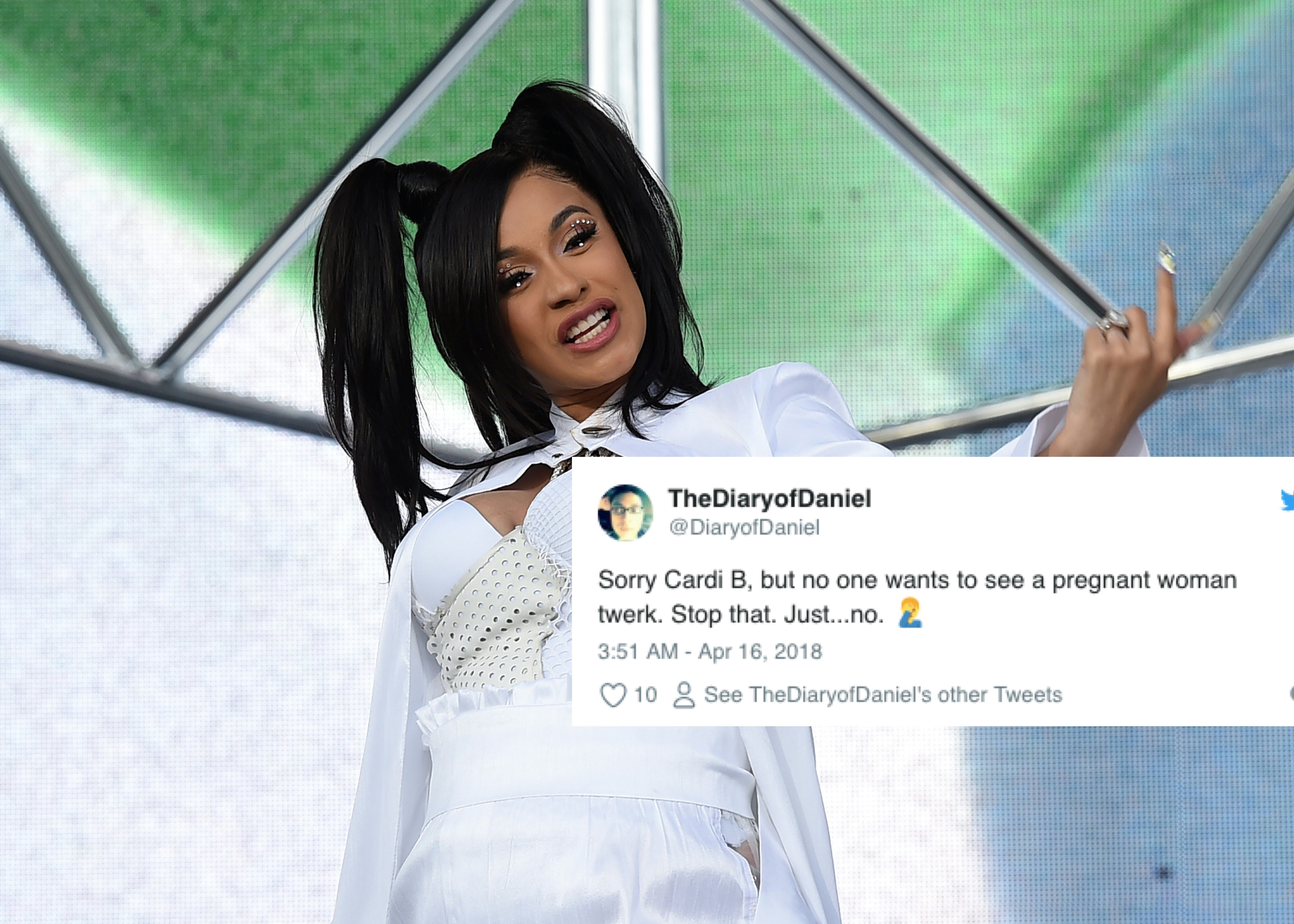 People Are Shaming Cardi B For Twerking At Coachella While Pregnant ...