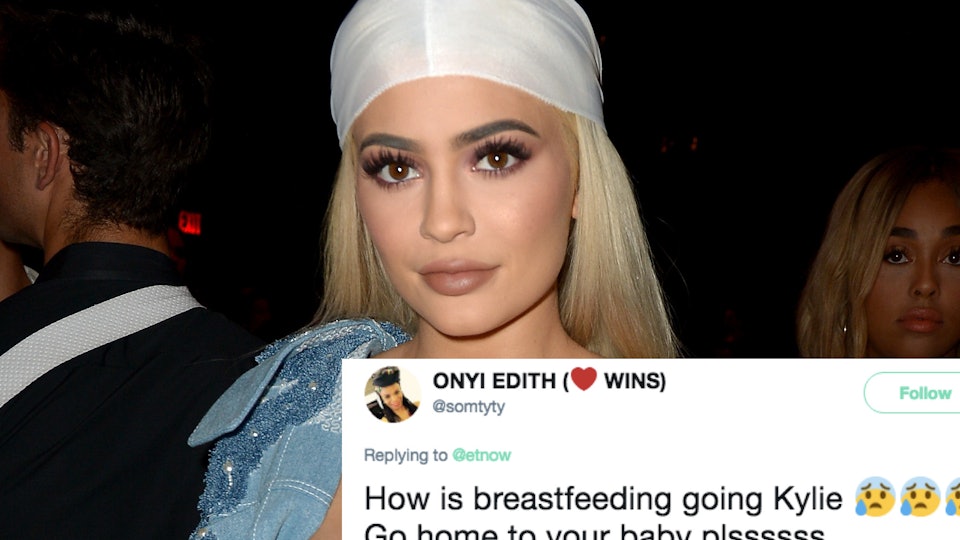People Are Assuming Kylie Jenner Is Breastfeeding Stormi From This