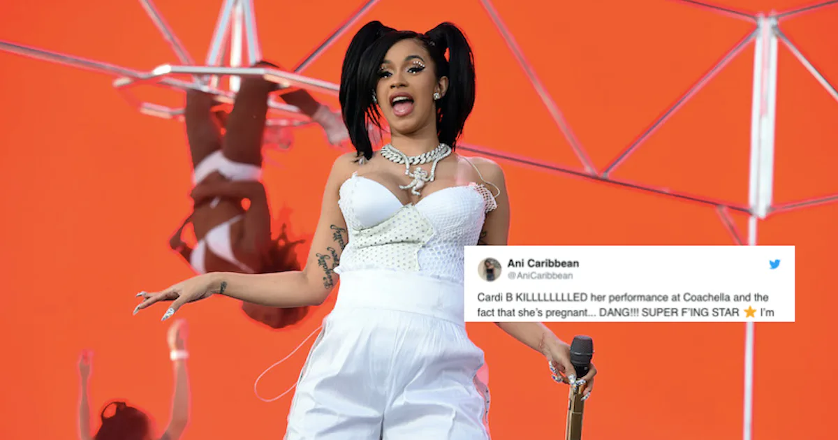 cardi b orange and white dress Met Gala: Cardi B Makes an Outfit Change From Hotel to Red Carpet