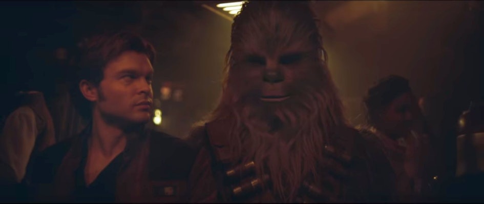 Resultado de imagem para solo a star wars story dark chewbacca scene