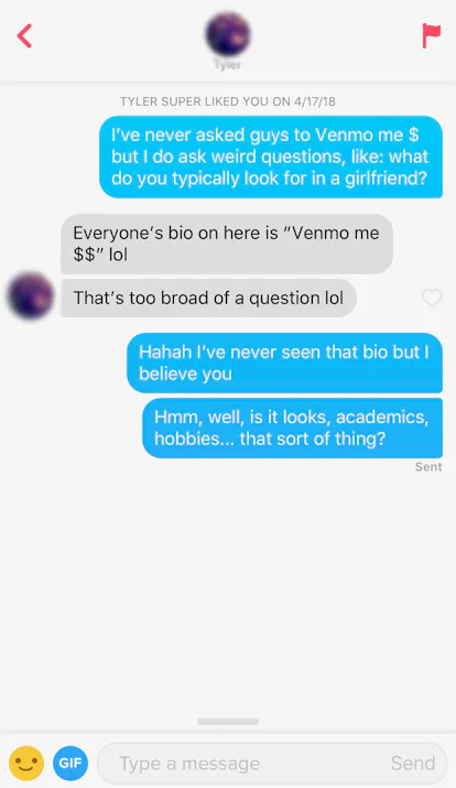 I Asked All My Tinder Matches About Their Ideal Girlfriend It Was Pretty Surprising I Asked All My Tinder Matches About Their Ideal Girlfriend It Was Pretty Surprising