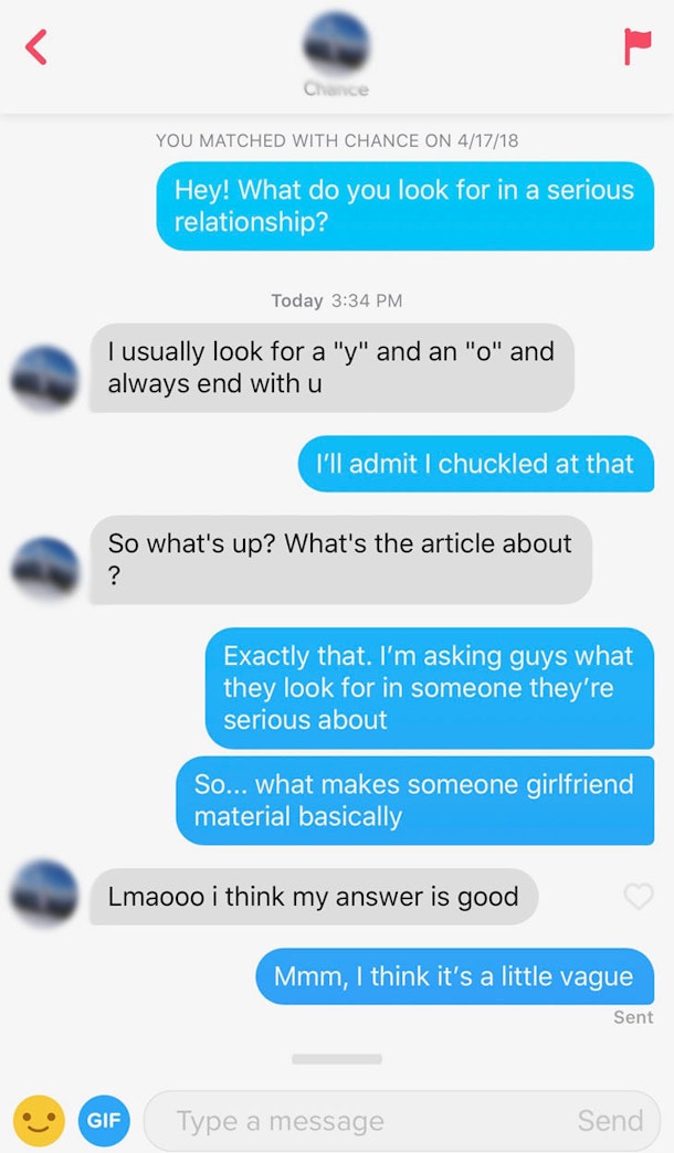 I Asked All My Tinder Matches About Their Ideal Girlfriend It Was Pretty Surprising