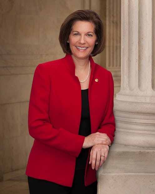 Senator Catherine Cortez Masto posing for a photo