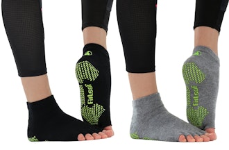 FitLeaf Bamboo Yoga Socks 
