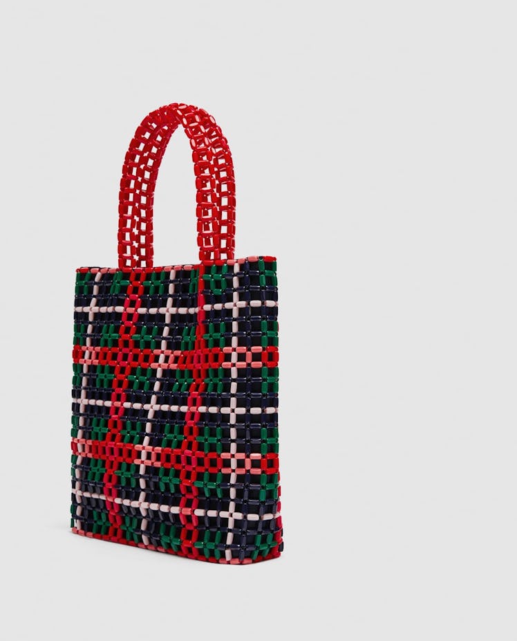 BEADED TOTE BAG