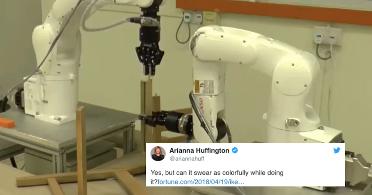 A Robot Built An Ikea Chair In 20 Minutes & It’s Actually A Big ...