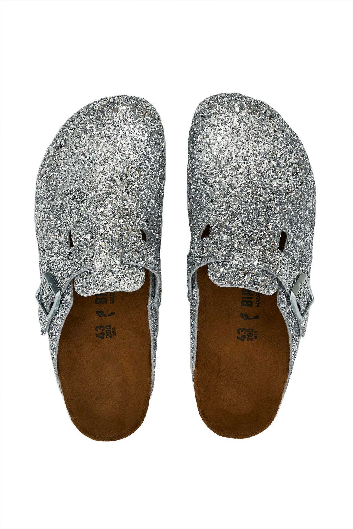 glitter birkenstock sandals