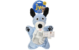 JW Pet Company Crackle Heads Dougie Dog Toy