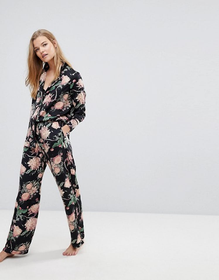 Y.A.S Co-Ord Bloom Print Pajama Bottom and Top